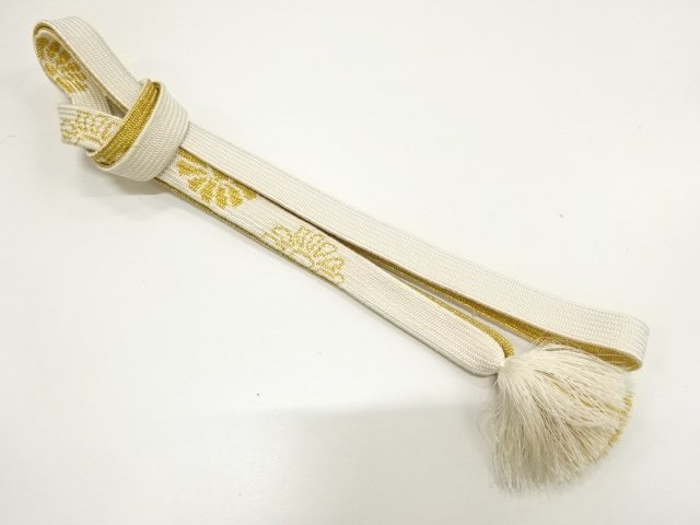 JAPANESE KIMONO / HAND-TIED OBIJIME CORD